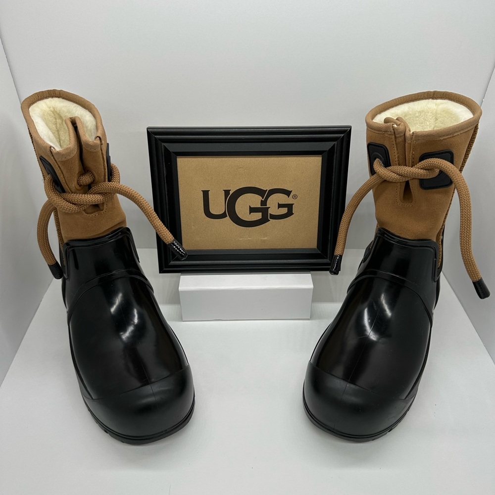 New: UGG: Raincloud Lace Suede Waterproof Boots